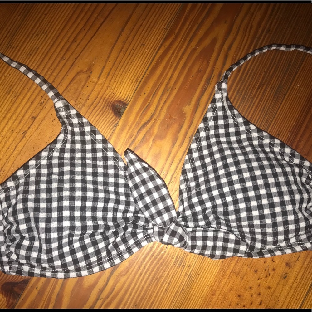 Checkered Bikini top